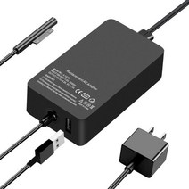 873534 YUHANG Upgraded Version Charger 65W Microsoft Surface Pro LaptopTablet Compatible for 76543X, Black