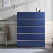 틸리프 광폭 빅 서랍장 5단 1000, 네츄럴