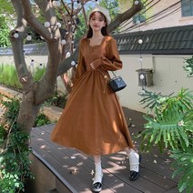 루나 여성 겨울 원피스 하객룩 니트 도툼한 트렌드 서현 원피스