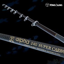 선상_보리멸_릴낚싯대_슈퍼카본알파_바다_가자미_낚시대_릴대_(익일출고)_감성돔_배낚시_용성 AD7B, YS 슈퍼카본알파390
