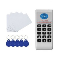 휴대용 주파수 복사기 복제기 RFID NFC IC 카드 리더기 및 라이터 프로그래머 열쇠 고리 125Khz-13.56MHZ, 태그가 있는 기계