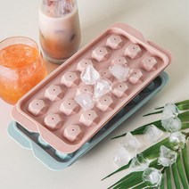 카페 예쁜얼음 아이스음료 보석 얼음틀 추천 가성비 다진마늘, 블루