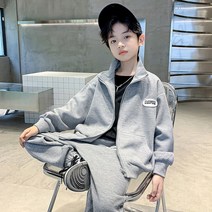 도오빠 샤패루 아동 상하복 세트 투피스 집업 자켓 아우터 밴딩 일자핏 바지 조거 팬츠 트레이닝복 봄 가을 남아 주니어 어린이