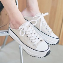 슈레나 국내산 여성 루아 키높이 통굽 블로퍼 뮬 운동화 스니커즈