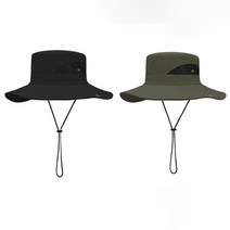 더아르엠 1+1 사파리모자 등산모자 낚시 아웃도어 햇빛차단, 카키+베이지