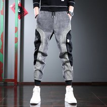 남자 카고 골덴 조거팬츠 봄 코듀로이 밴딩 바지