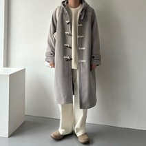 따뜻한 후드 롱 떡볶이 코트 아우터 남친룩 파스텔 무지 점퍼 오버핏 자켓 패딩 겨울코디 트렌치