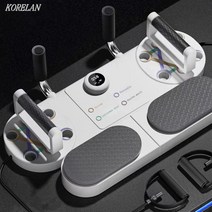 멀티 3in1 스마트 타이밍 푸쉬업바 확장형 + 튜빙밴드+팔꿈치쿠션 키트, 흰색