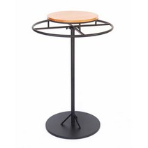 회전식행거 옷걸이 의류매장 스탠드 이동식 원형 행거, 아동복선반90cm전체높이120cm