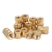 10/20/50PCS M3 M4 M5 M6 M8 황동 인서트 너트 사출 성형 구리 임베디드 널링 나사 삽입, 18 M5X7X8-20pcs