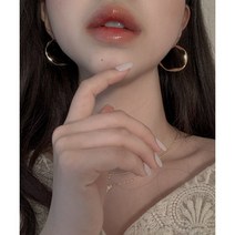 C Ring Bold Earring 골드 링 귀걸이