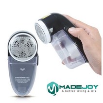 MADE JOY 충전식/전기식 겸용 보풀제거기 MX-514, 블랙, MX-514+칼날1개