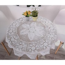 손뜨게원형식탁보, 원6