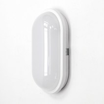 LED 벌크헤드 타원 원형 15w 20w 30w 조명 실내 외부 벽등 직부등 야외 방습등 방수등 욕실 천정등 실외등 외부등 벽부등, 타원형 LED 20W, 주광색(하얀빛)