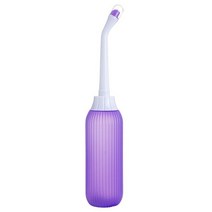 휴대용비데 수동 여행용 핸디 수동비데, 보라