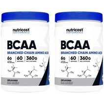 뉴트리코스트 BCAA 무맛, 360g, 2개