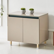 도어 수납장 600 양문형 선반장 미니테이블 협탁 가구, 알리바바마켓 화이트