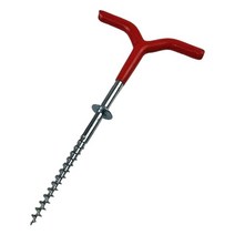 얼음낚시 아이스 드릴 오거 ice 대 홀더 ice augers heavy 못 수동 전동, 빨간색