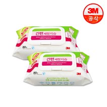 3M 간편 세정 티슈 80매, 2팩