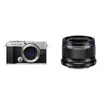 올림푸스 E-P7 바디 실버, 단일 초점 길이 렌즈 세트 (ED 25mm f / 1., 본체 SLV+ 프라임 렌즈 세트, A. A