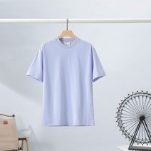 DFMEI 순면 투사 반팔 티셔츠 남순색입니다
