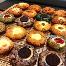 마론아트 수제 쿠키 스모어 생일 결혼 답례품, 말차 마카다미아