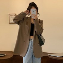 채윤러브 chaeyoon love 초봄 인싸템 정장 자켓 작은 키 투버튼 캐주얼 루즈핏 상의