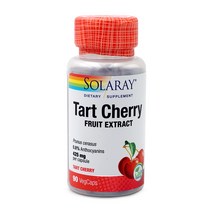 Solaray 타트 체리 과일 Tart Cherry 추출물 425 mg 90 베지 캡슐