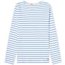 아모럭스 긴팔 브르타뉴 티셔츠 화이트 로벨리아