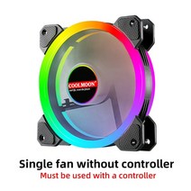 120mm pc 컴퓨터 케이스 팬 냉각 쿨러 6pin 조정 가능한 rgb led 12cm mute ventilador 5v dc argb 팬 조정 속도 aura sync, 4팬들과 음악, 하얀