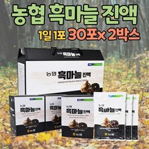 충북인삼농협 발효흑마늘진액 70ml 30포 2박스