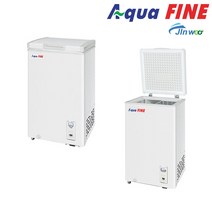 진우전자 아쿠아파인 소형냉동고 100L, 화이트, JWBD-110F