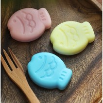 수제 천연 비누 여드름 세안 세수 저자극 클렌징 친환경 붕어빵 디자인비누, 본품