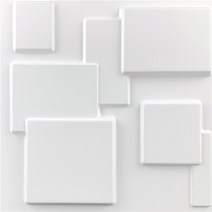 세라믹사이딩 메탈사이닝 아트월 3D 입체 벽 스티커 장식 거실 벽지 벽화 방수 패널 금형 욕실 주방 30x3, 02 D_02 1 Piece-Matt white