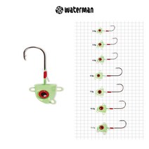 워터맨 라이트 지그 트리오 역지그헤드 풀치 볼락 야광 바늘, 5.0g