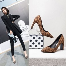 라오농 여성 구두 스틸레토힐 스트랩힐 펌프스 레오파드 wc79 +KIE06X
