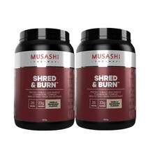 무사시 슈레드앤버닝 프로틴 바닐라 파우더 900g 2팩 Musashi Shred And Burn Vanilla