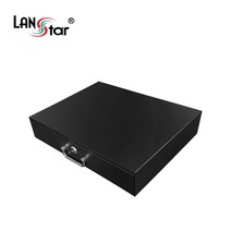 랜스타 2U 슬라이드 서랍장 블랙 19인치 허브랙 서버랙 액세서리 LS-2UBD