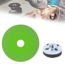 체인 금속 100mm 22mm 다이아몬드 유리 커팅 디스크 세라믹 타일 대리석 커터 원형 톱 블레이드 앵글 그라, 한개옵션0