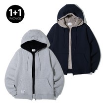 앨빈클로 무지 양털 후드 집업 2종 패키지