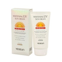 여은 화이트닝 유브이 선크림 SPF50+/PA+++ 70ml