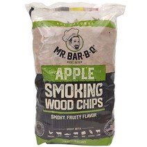 Mr. Bar-B-Q 05010Z 우드 스모커 칩 (메스키트) | 전통적인 스파이시 맛 | 100% 견목으로 제작 | 천연 메스키트 우드 칩 | 0.7kg(1.5파운드) 백 179, Apple