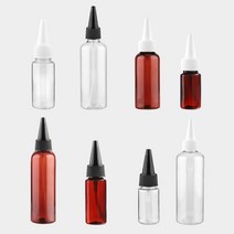뾰족캡 공병 향수 용기 플라스틱 화장품 여행용병, 02. 20ml 투명 (화이트캡)