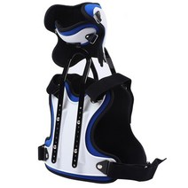 가정용 허리 견인기 교정기 척추 세트 허리디스크 스트레칭 기구 목 척추 고정 자세교정 벨트 허리통증완화 경추 요추 재활 디스크 탈출 추간판 머리 목 가슴 보조기 조절 가능한, 검은색