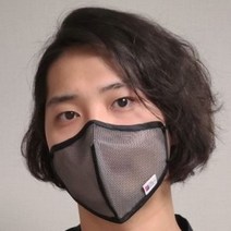 나노 운동 마스크 숨편한 귀안아픈 헬스장 골프 자전거 재사용, 블랙