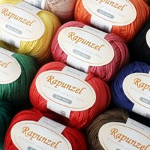 (주)바늘이야기 [바늘이야기] 라푼젤(Rapunzel) 뜨개실 (1볼50g), 13 블랙