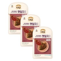 CJ 장 다담 깻잎지 양념 된장찌개 집된장 홈쿡 150g 3개 1세트, 11세트