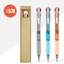 마이볼 3색볼펜(0.7)+에코그린케이스 X 5개 _ 230911EA, 랜덤, 본상품선택