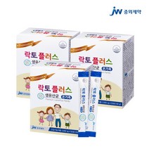 JW중외제약 락토플러스 생 유산균 온가족 50포 3개 신바이오틱스+쇼핑백 778344