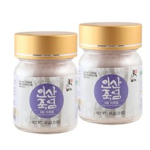 인산죽염 최은아박사 9회 자죽염 분말 60gx2개